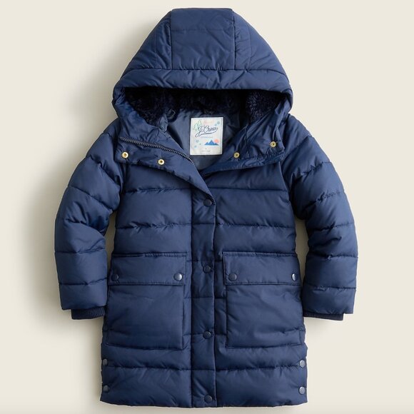 J.Crew Crewcuts Girls Chateau Puffer Jacket with PrimaLoft - Picture 1 of 4